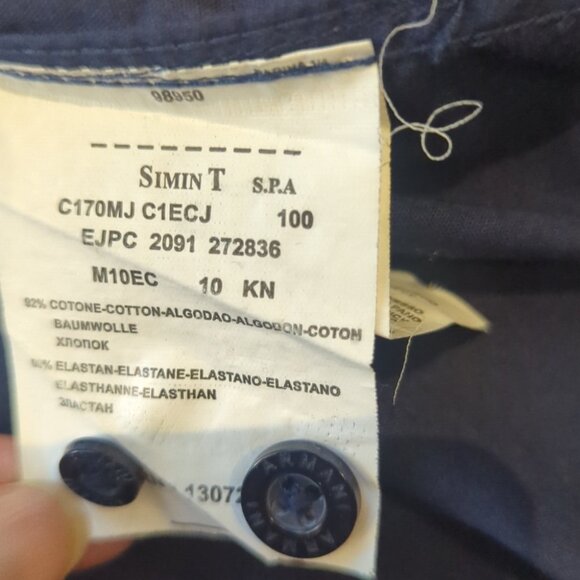 Men's Emporio Armani Dark Blue Casual Dress Shirt - Size L Great Condition - Picture 5 of 8